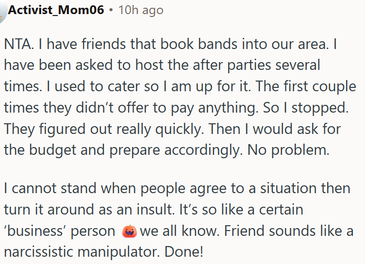 OP's friend sounds like a narcissistic manipulator.