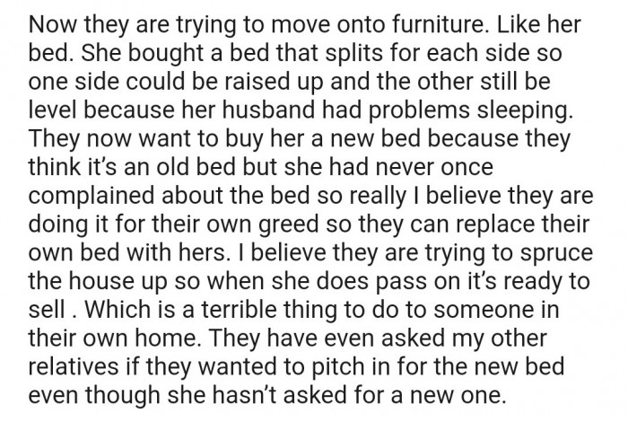 They're basically trying to swap out everything