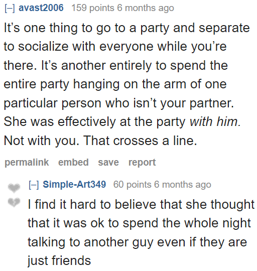 A Redditor feels that his girlfriend crossed a line.