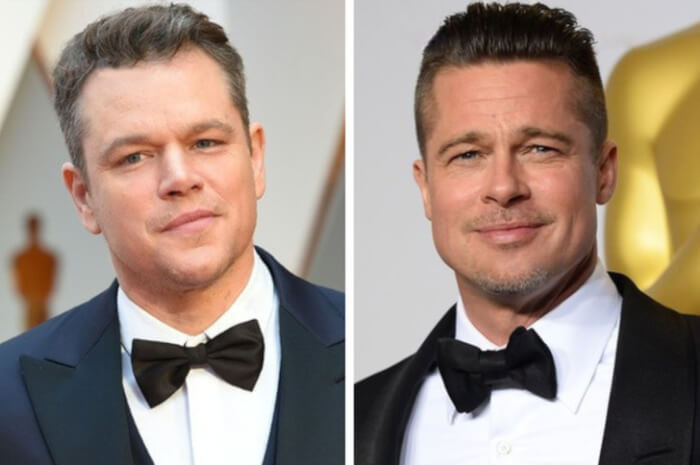 4. Brad Pitt And Matt Damon