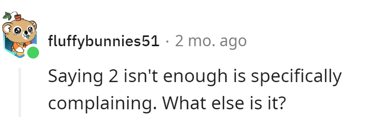 Two's a pair, but three's a crowd of complaints!