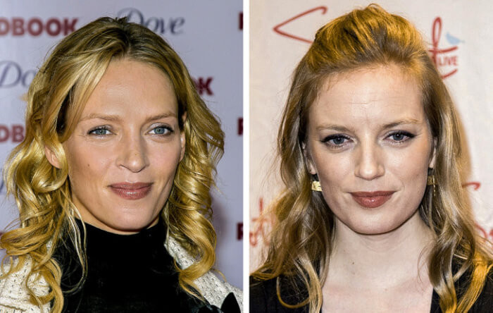 9. Uma Thurman and Sarah Polley