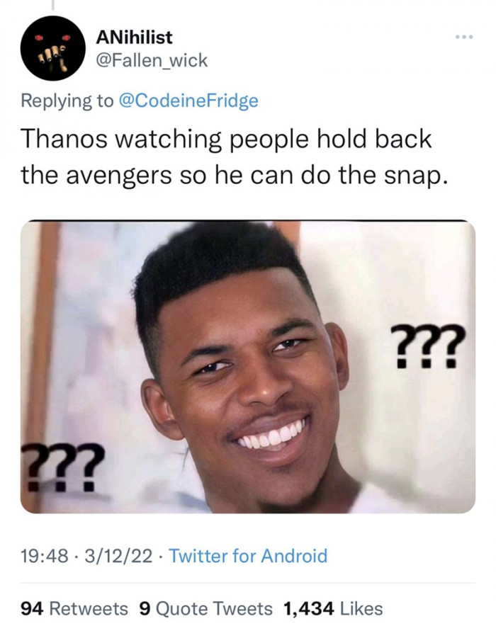 He doesn't realize just how desperate people are for the snap