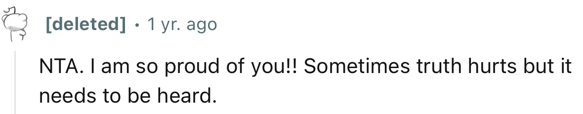 The truth is bitter, but it needs to be heard