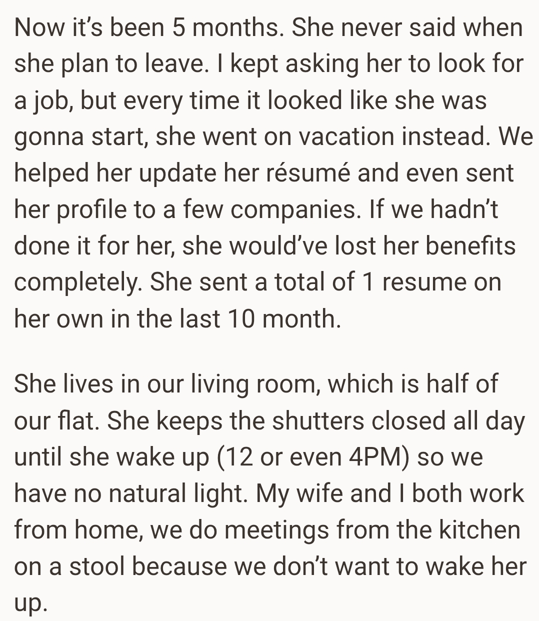 They helped her update her résumé and even sent it to a few companies