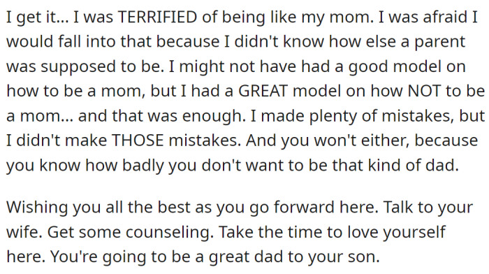 They also advised him to talk with his wife and tell her everything