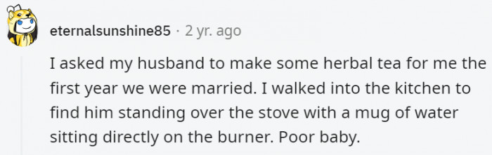 Props for at least trying?