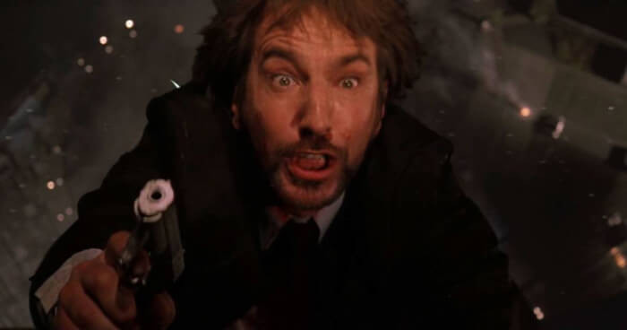 4. One of the most recognizable moments in the Die Hard series was Hans Gruber's demise