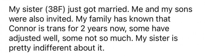 Connor being trans wasn't a surprise to anyone, as everyone has been aware of it for the past two years.