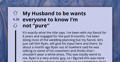 Groom Pressures His Bride To Wear Red Wedding Gown Because White Gowns Are Reserved For Brides Who Remain "Pure" Before Marriage