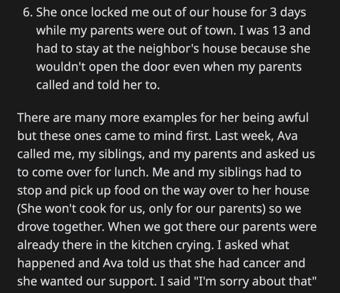 OP Had Nothing to Say but, 