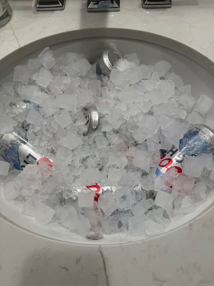 "When The Already Expensive Hotel Uses All The 'Personal Fridge' Space For Sales BS"