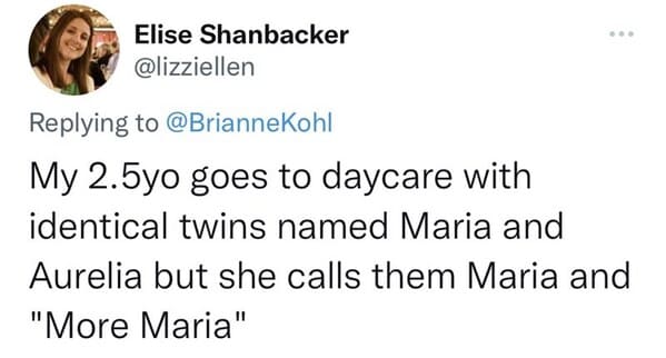 5. Maria here and More Maria there