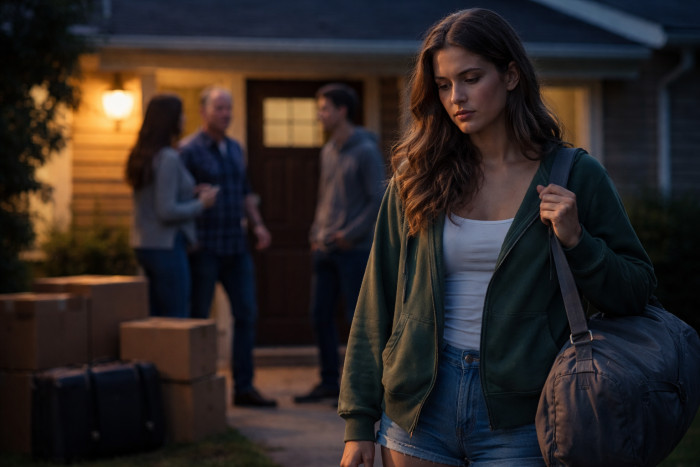 The uncle is evicting only the Redditor, while her brother is allowed to stay.