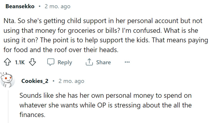 This arrangement does not feel fair at all.