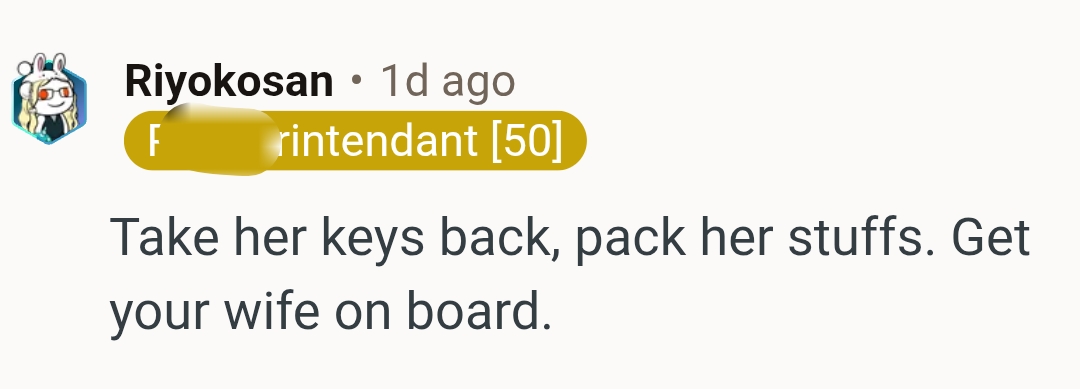Getting the wife on board