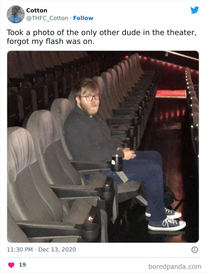 41. Caught in the act.