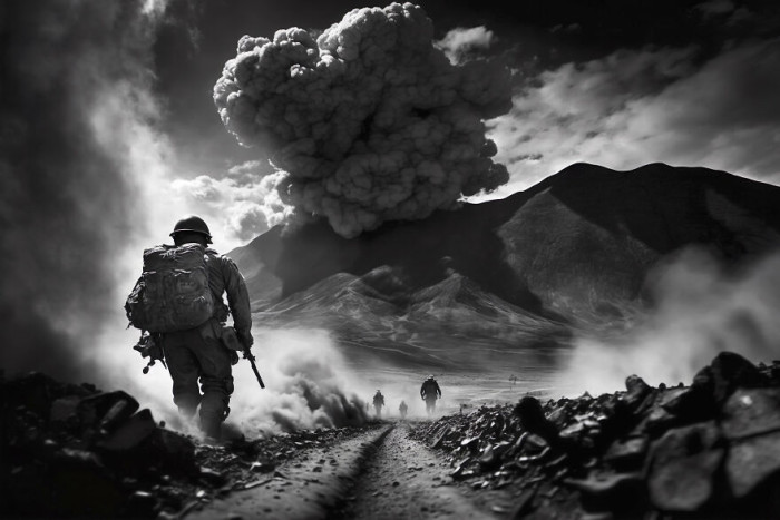 19. War, Irak 2003 By Baptiste Hugnet