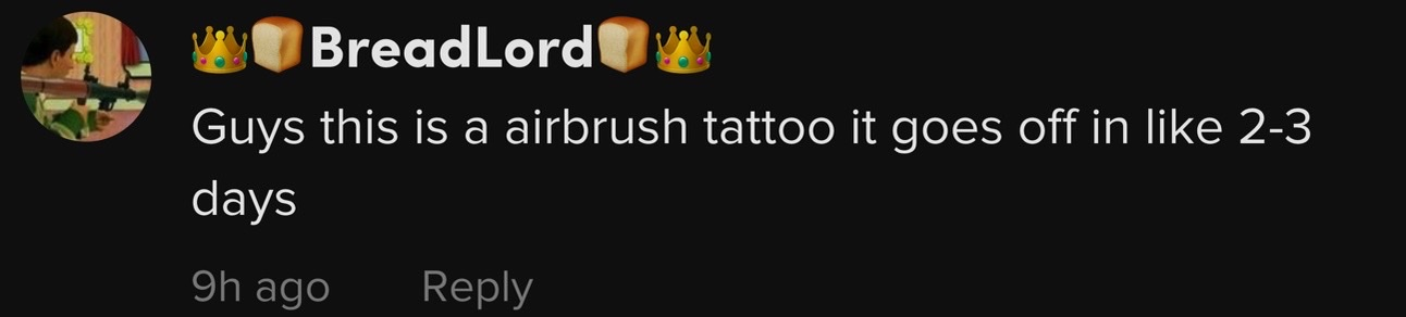 Of course, there were those who defended the dad’s actions, pointing out that the tattoo was harmless.