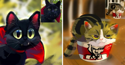31 Of The Most Adorable Cartoon-Like Animal Illustrations You'll Ever See, Drawn By "Mr. Lucifer"