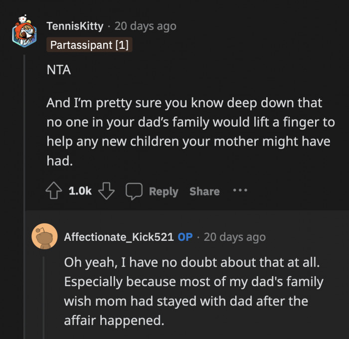 I wouldn't be surprised if OP is counting down the days until she turns 18 and doesn't have to see her dad or his family anymore