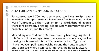 Husband Asks If He's The A**hole For Saying Walking Their Dog Is A Chore