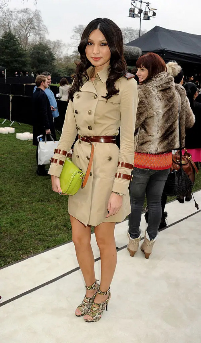 23. Gemma really knows how to elevate each look, especially this one that she wore at the Burberry Prorsum Show at London Fashion Week Autumn/Winter 2011.