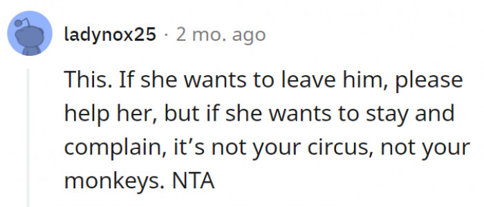 8. Help her the right way