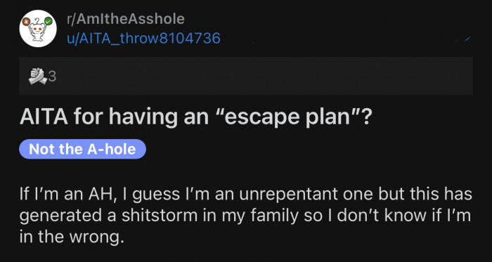 Here's the original post by Reddit user u/AITA_throw8104736: