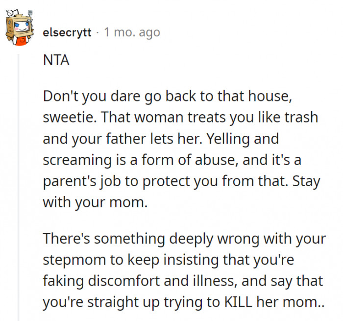 5. Stepmom might also be in need of serious therapy