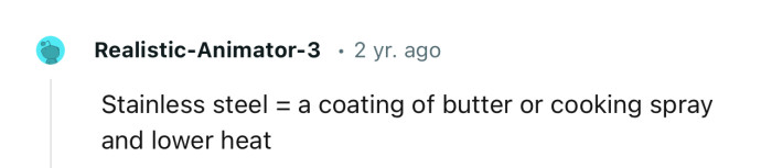 Here’s the perfect way to use a stainless steel pan for scrambled eggs