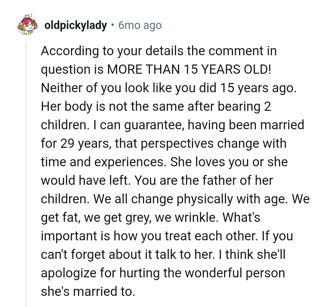 What is important is that...