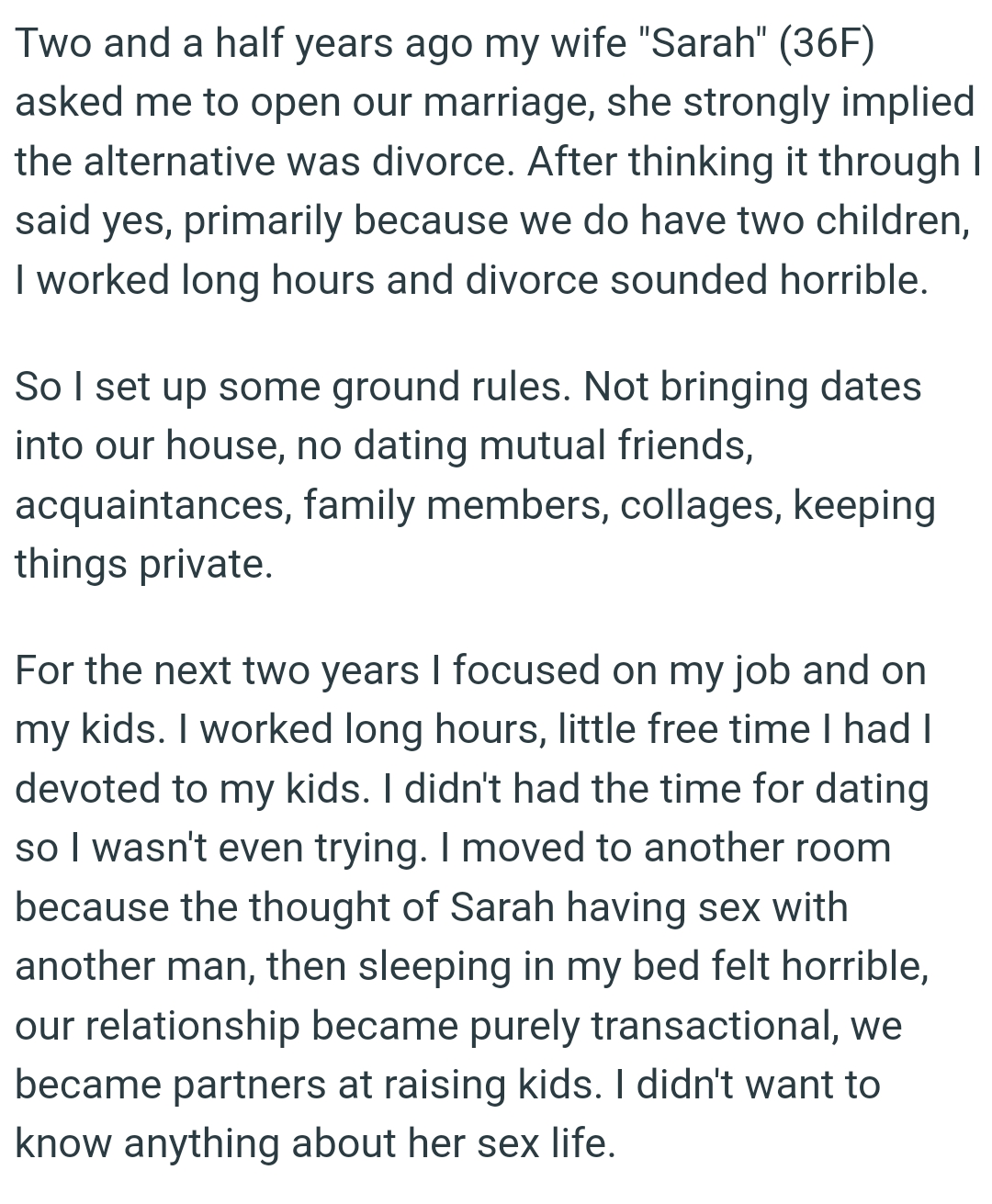 OP didn't have the time for dating, so he wasn't even trying