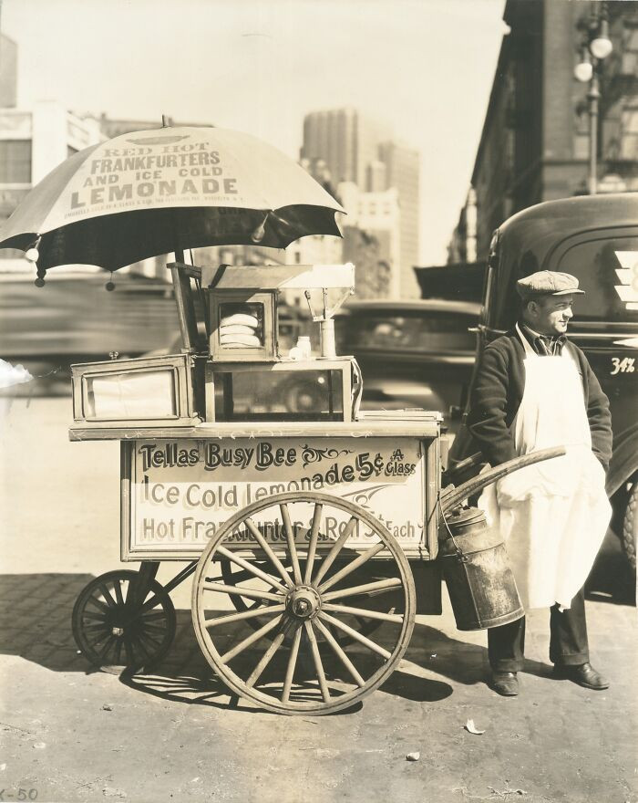 Hot Dog Stand, West St. And North Moore, 1936