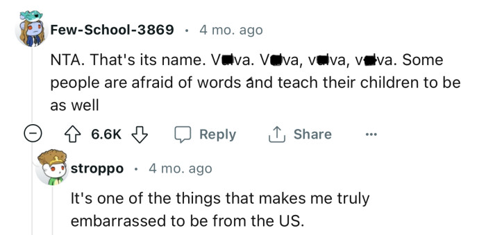 “Some people are afraid of words and teach their children to be as well.”