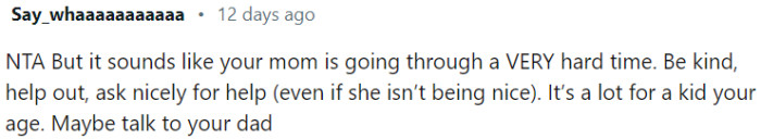 OP should communicate with his dad.