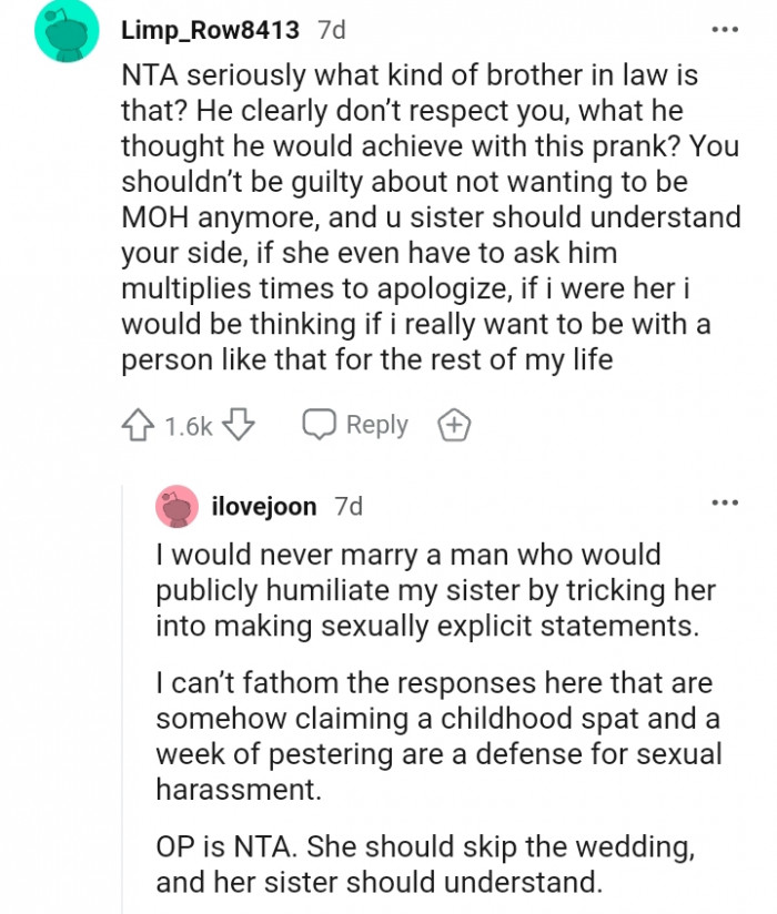 11. He clearly does not respect you