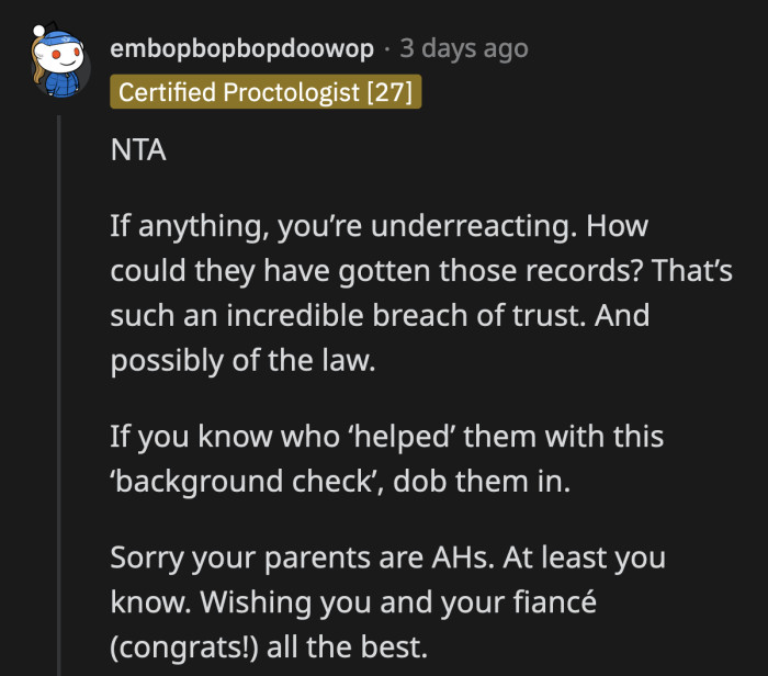 OP now knows what kind of people her parents are. She can make better boundaries for them if they stay in their lives.