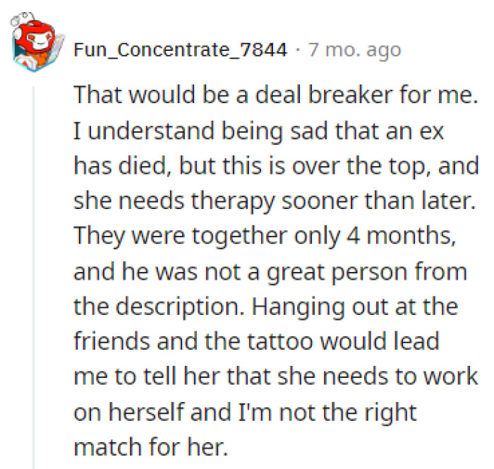 Not the right match for her