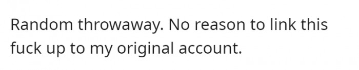 The first order of business. OP is trying to be anonymous.