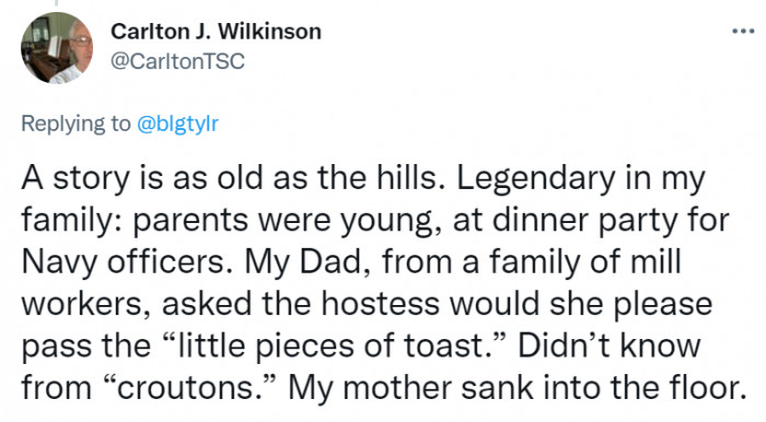 This one is a little easier to pass off with a simple 