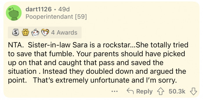 Here's how the Reddit community reacted to u/throwawayz_12345's post: