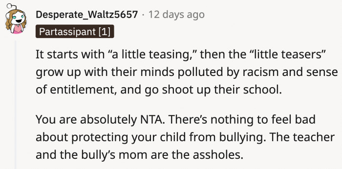 OP did the right thing by showing her daughter that she has her back.