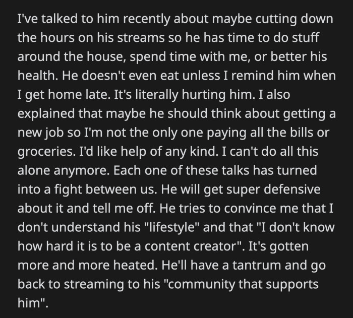 Should they honor the break he asked for and give him space?