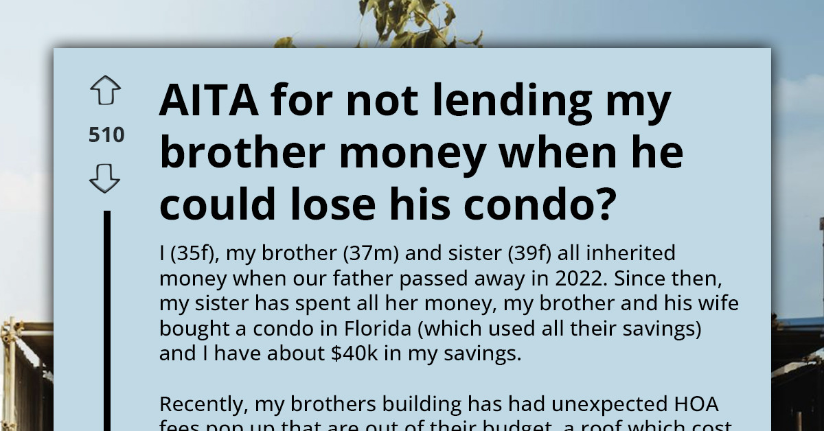 Pregnant Woman Says No To Brother's $4,500 Emergency Loan Request, And Now He Might Lose Everything