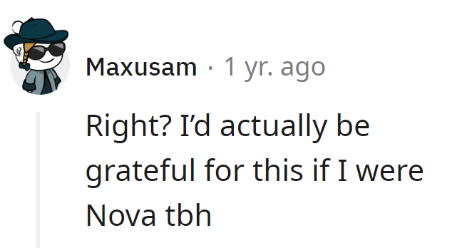 Nova's likely sending a 