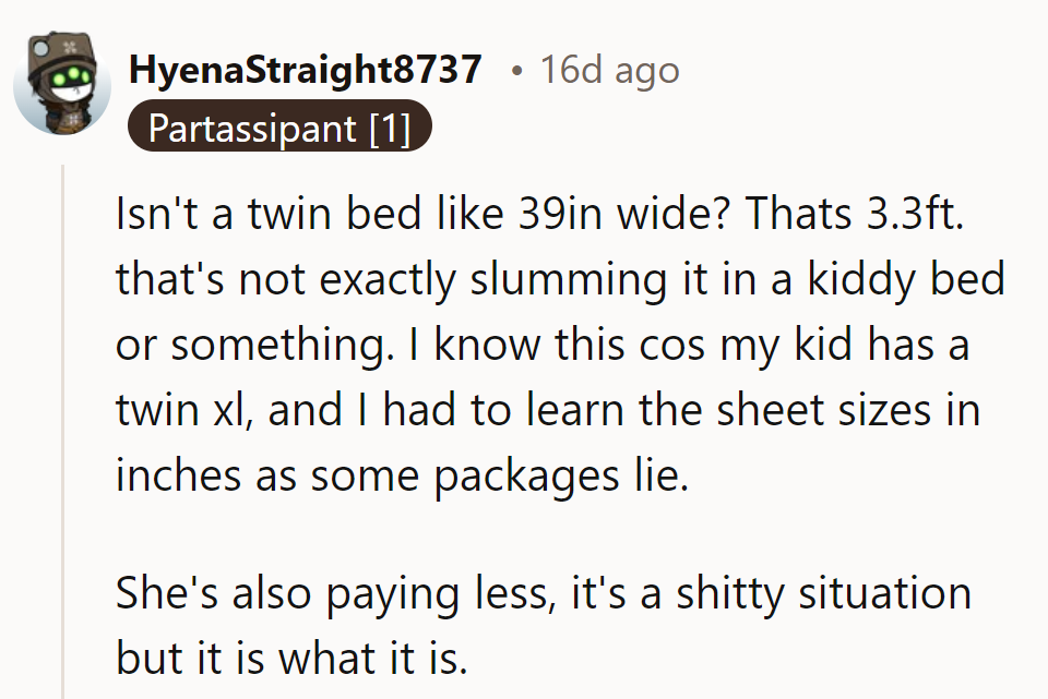 Sure, it's not a king, but it beats a sleeping bag on the floor. And hey, saving money is always a snug fit!
