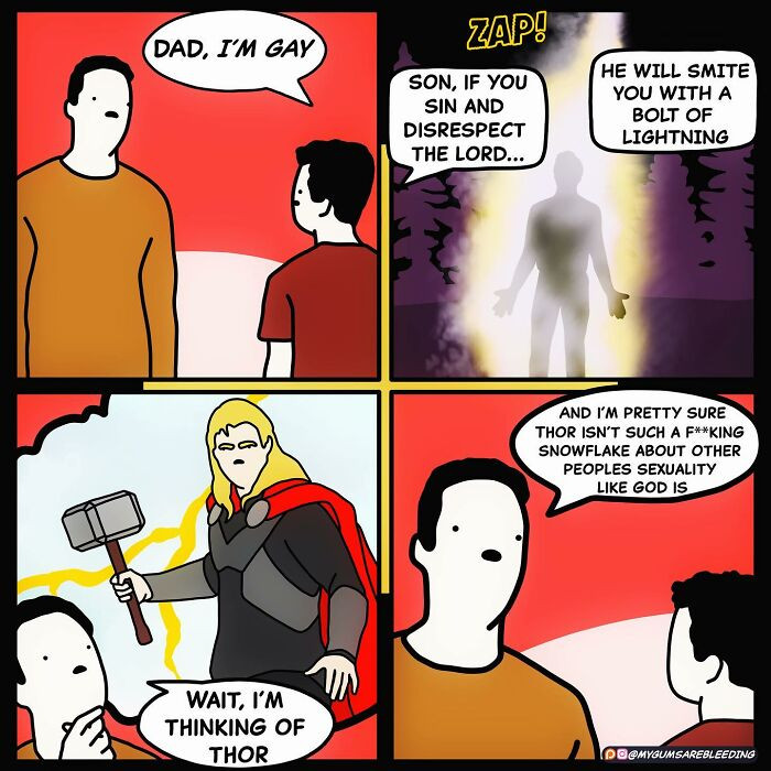 15. If you sin and disrespect God, He will smite you with a bolt of lightning