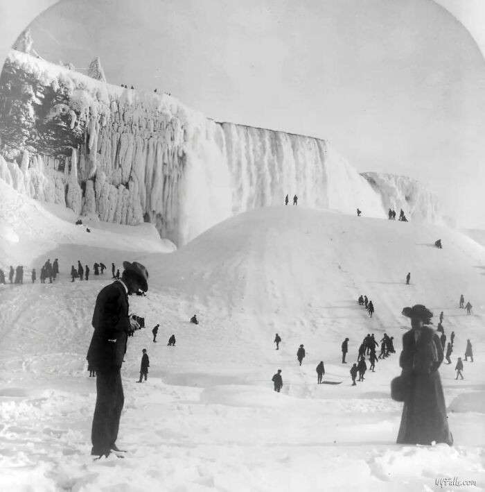 "Frozen Niagara Falls, 1911"