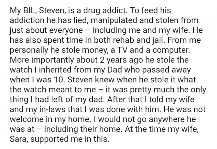 The watch was pretty much the only thing the OP had left of his dad